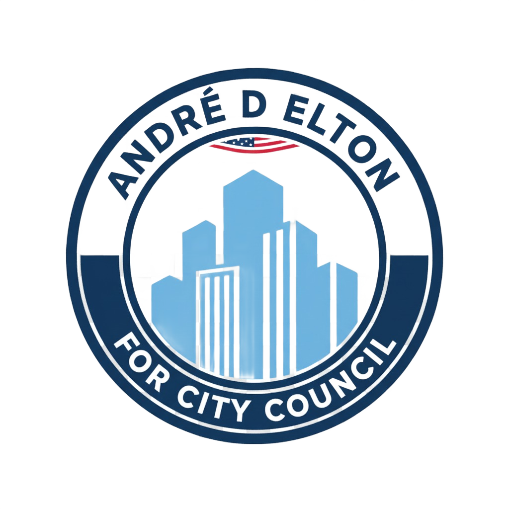Andre D Elton for City Council Logo